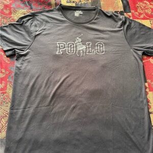 Polo Ralph Lauren Performance Black/White ‘Big Pony POLO’ Graphic Logo T-Shirt